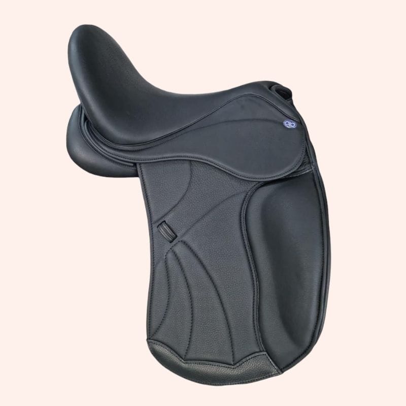 Zwart Erasmus dressuurzadel