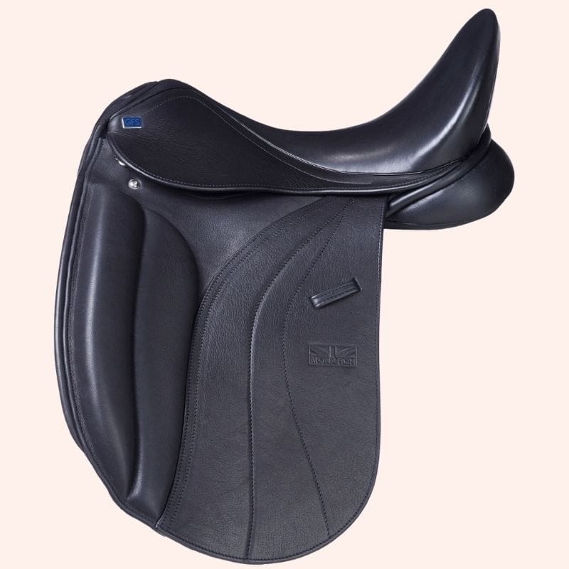 Zwart Monarch dressuurzadel