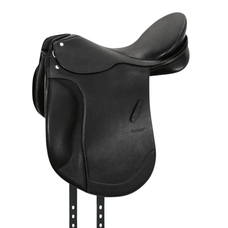 Zwart Corona II dressuurzadel