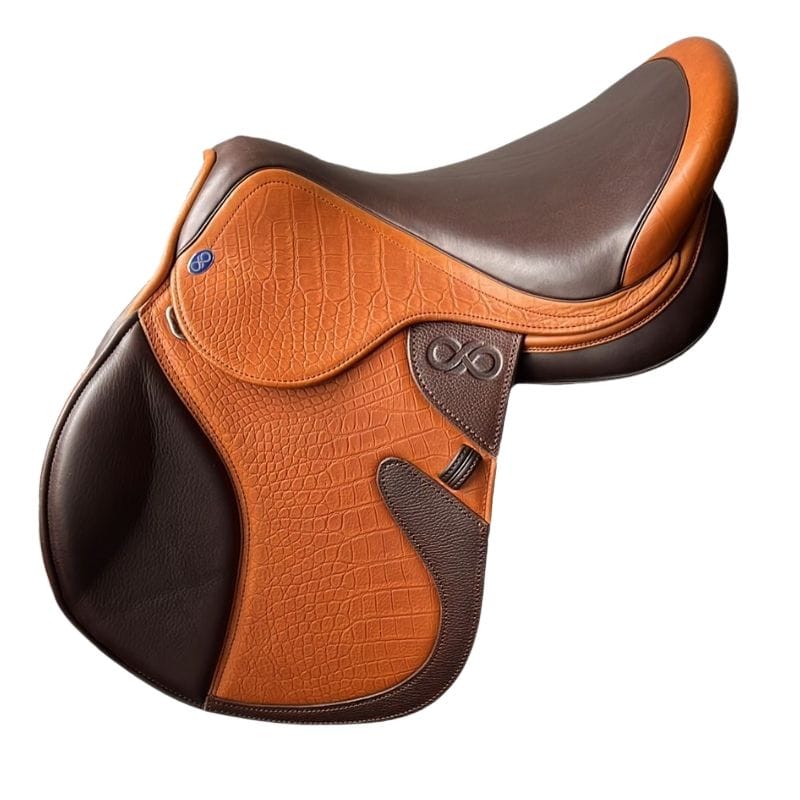 Bruin met Cognac Rialto springzadel