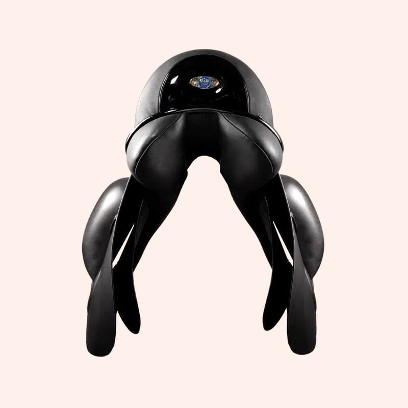 custom made dressuurzadel met lak lepel