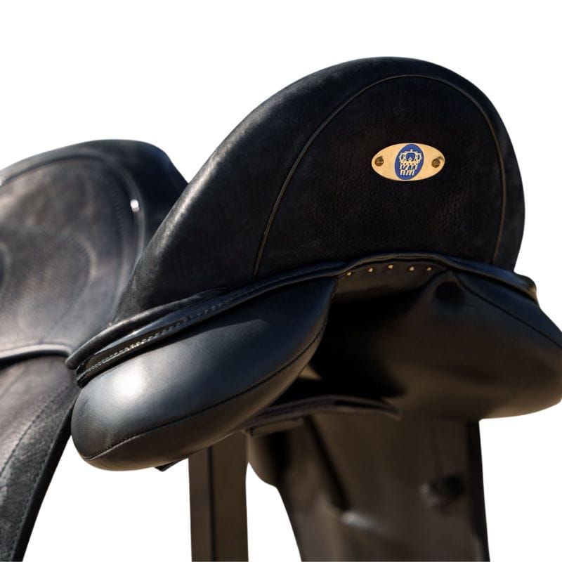 Grand Prix zadel, zwart suède