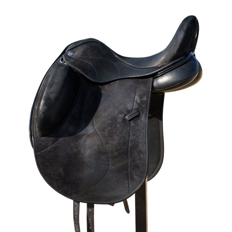 Grand Prix zadel, zwart suède